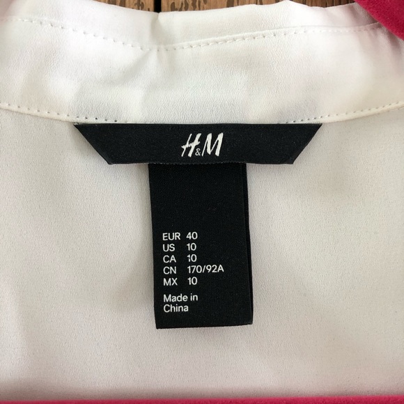 Floral Print Sheer Blouse - White and Multicolor - Picture 13 of 16